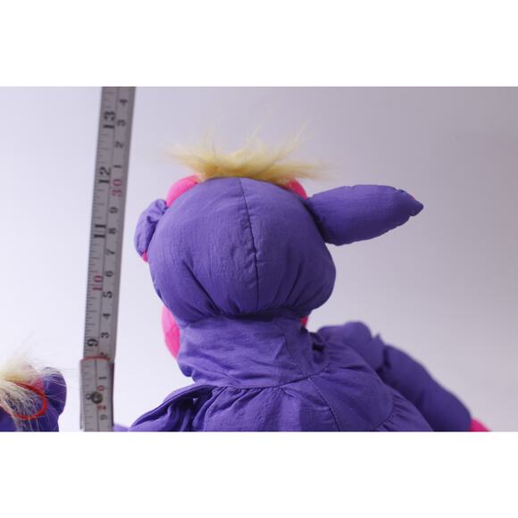 1990, Stuffins, Lumpy's Gang, Purple Cow, Plush, Puffalump Style ~ 250507-WH 245 - Picture 5 of 5